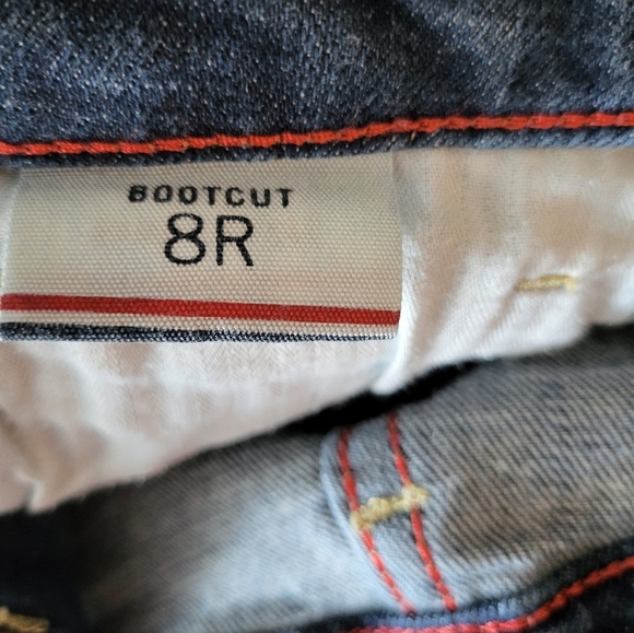 Tommy Hilfiger Blue Denim Jeans Bootcut, Size 8 (32x31) - Picture 5 of 6